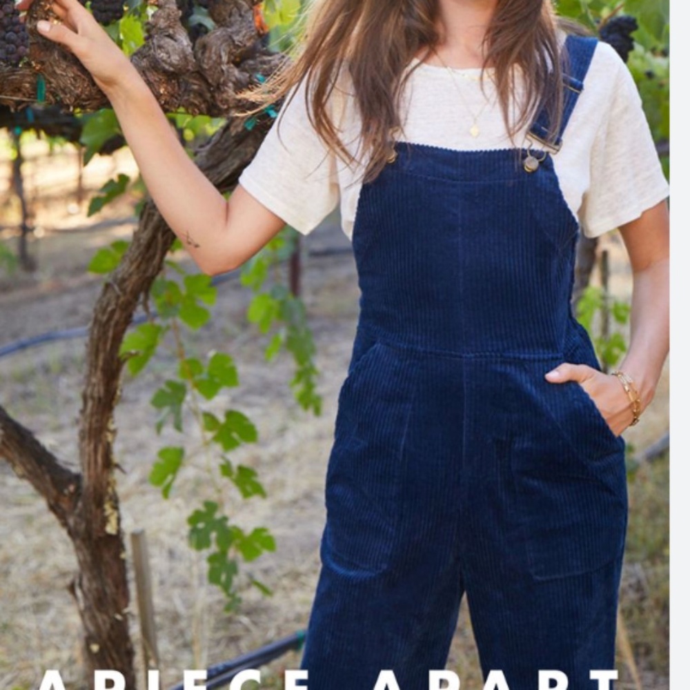 ISO Apiece Apart Catarina overalls Navy or Peanut!